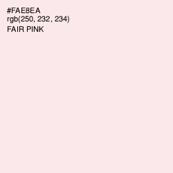 #FAE8EA - Fair Pink Color Image